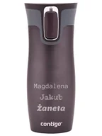 Kubki termiczne - Kubek termiczny z grawerem Contigo West Loop 2.0 470 ml - Grafitowy - miniaturka - grafika 1