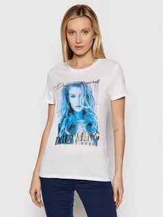 Koszulki i topy damskie - Guess T-Shirt W1RI07 K9SN3 Biały Regular Fit - grafika 1
