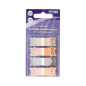 Zakładki do książek - Zakładki indeksujące Kotki 44x15mm 80 kartek - Strigo - miniaturka - grafika 1