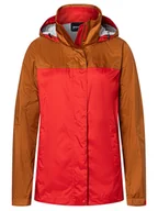 Kurtki i kamizelki sportowe damskie - Marmot Kurtka funkcyjna "PreCip Eco" w kolorze jasnobrązowo-czerwonym - miniaturka - grafika 1