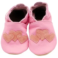 Kapcie damskie - Serduszka jasny róż mono ekoTuptusie kapcie jasny róż FASTER - miniaturka - grafika 1