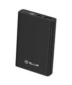 Powerbanki - Tellur PD701 Compact Pro 10000mAh power bank QC3.0 22.5W + PD20W, LCD display, black - miniaturka - grafika 1