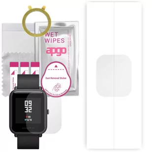 1x Folia hydrożelowa do Amazfit BIP - apgo Smartwatch Hydrogel Protection Ochrona na ekran smartwatcha - Akcesoria do smartwatchy - miniaturka - grafika 1