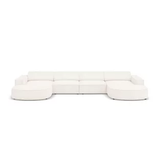 Beżowy narożnik (w kształcie litery "U") Jodie – Micadoni Home - Narożniki - miniaturka - grafika 1