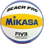 Piłki dla dzieci - Piłka Siatkowa Mikasa Plażowa Bv550c Beach Pro - miniaturka - grafika 1