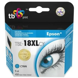 TB TB TBE-18XLCY Epson XP 302) CYAN TBE18XLCY - Tonery zamienniki - miniaturka - grafika 1