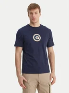Koszulki męskie - Napapijri T-Shirt S-Phos NP0A4G5A Granatowy Relaxed Fit - miniaturka - grafika 1