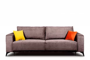 Kanapa sztruksowa rozkładana różowa NIVA - Sofy i kanapy - miniaturka - grafika 1