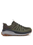 Buty trekkingowe męskie - Skechers Trekkingi Switch Back-Venture Seeker 237686/GRMT Khaki - miniaturka - grafika 1