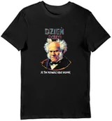 Koszulki męskie - Koszulka dzień dobry że tak skłamie czarna L - miniaturka - grafika 1