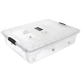 Orion Pojemnik POD ŁÓZKO na kółkach schowek niski XXL 50L 80x60x20cm 154009 - Pudła i pojemniki do przechowywania - miniaturka - grafika 1