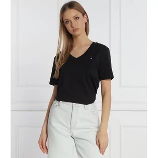 Koszulki i topy damskie - CALVIN KLEIN JEANS T-shirt | Regular Fit - grafika 1