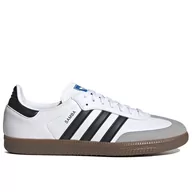 Buty sportowe męskie - Buty adidas Originals Samba OG H01877 - białe - miniaturka - grafika 1
