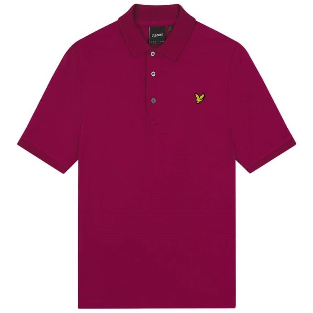 polo uomo lyle and scott 1874 sp400vog polo x23. rich burgundy