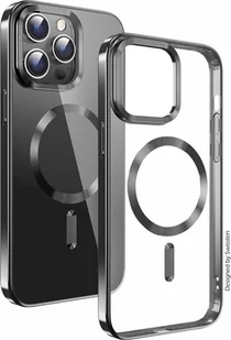 Swissten Clear Jelly Magstick Metallic for iPhone 12/12 Pro - Black - Etui i futerały do telefonów - miniaturka - grafika 1