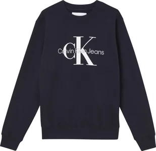 Calvin Klein Bluza Męska Core Monogram Crewne Navy J30J320933 Chw Xl - Bluzy męskie - miniaturka - grafika 1