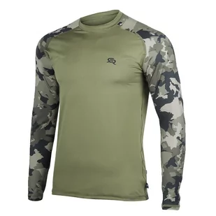 Rough Radical - Koszulka termoaktywna Furious Army - Długi rękaw - Khaki - Koszulki sportowe męskie - miniaturka - grafika 1