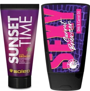 Soleo Sunset Time + Wild Tan Sexy Carrot Gratis - Balsamy i kremy do opalania - miniaturka - grafika 1