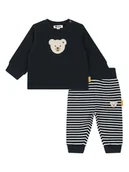 Bluzy i sweterki niemowlęce - Steiff 2-częściowy zestaw w kolorze granatowym - miniaturka - grafika 1