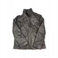 Kurtki męskie - Skórzana kurtka męska brązowa MARC NEW YORK S - miniaturka - grafika 1