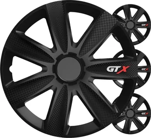 Kołpaki samochodowe 4szt. komplet gtx carbon czarny 17" cali color box - Kołpaki samochodowe - miniaturka - grafika 1