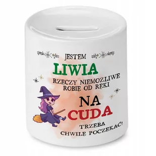 Skarbonka Dla Liwii na Urodziny na Prezent z Nadrukiem ze Zdjęciem - Skarbonki - miniaturka - grafika 1