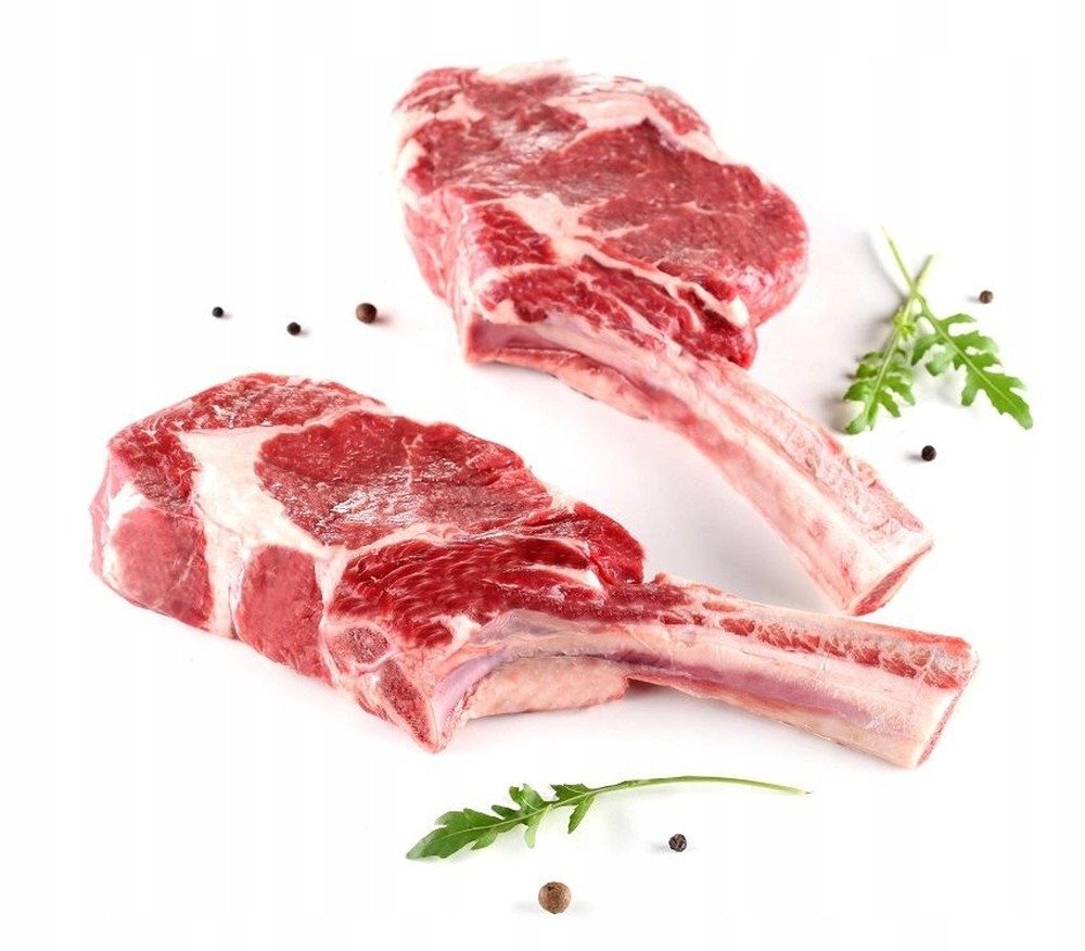 Stek wołowy Tomahawk z antrykotu marmurkowego