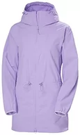 Płaszcze damskie - Helly Hansen W Essence Mid płaszcz przeciwdeszczowy XL wrzosowy - miniaturka - grafika 1