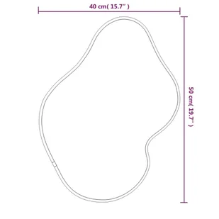 Lumarko Lustro ścienne, złote, 50x40 cm - Lustra - miniaturka - grafika 7