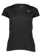 Koszulki sportowe damskie - Mizuno Koszulka "Impulse Core" w kolorze czarnym do biegania - miniaturka - grafika 1