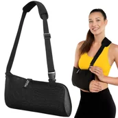 Ortezy, stabilizatory i opaski elastyczne - 4Fizjo, temblak ortopedyczny na rękę, uniwersalny, czarny, 1 sztuka - miniaturka - grafika 1