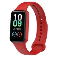 Akcesoria do smartwatchy - Zamienna silikonowa opaska pasek do Xiaomi Amazfit BAND 7 czerwony - miniaturka - grafika 1