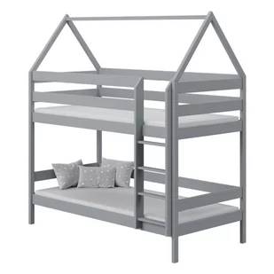 Łóżko piętrowe domek 180x90 - Łóżka dla dzieci i młodzieży - miniaturka - grafika 1