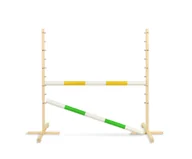 Maskotki i pluszaki - Przeszkoda Skokowa Do Hobby Horse 120Cm, Z Dwiema Belkami 50Mm - miniaturka - grafika 1
