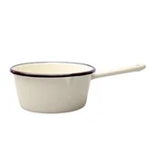Rondle - Rondel emaliowany skośny gładki 16 cm 1230 ml kremowy - miniaturka - grafika 1