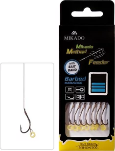 MIKADO Haczyk do metody na plecionce z gumką nr 12 - Inne akcesoria dla wędkarzy - miniaturka - grafika 1