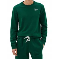 Bluzy sportowe męskie - Bluza na co dzień męska REEBOK bez kaptura - miniaturka - grafika 1