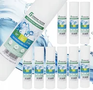 Wkłady filtrujące - Filtr piankowy do wody wkład filtrujący 10" 5 mikron 10 szt Green Filter - miniaturka - grafika 1