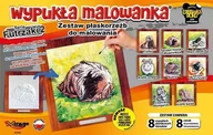 Zabawki kreatywne - Mirage Hobby Wypukła malowanka Futrzaki S2 Zestaw 8 wzorów - miniaturka - grafika 1
