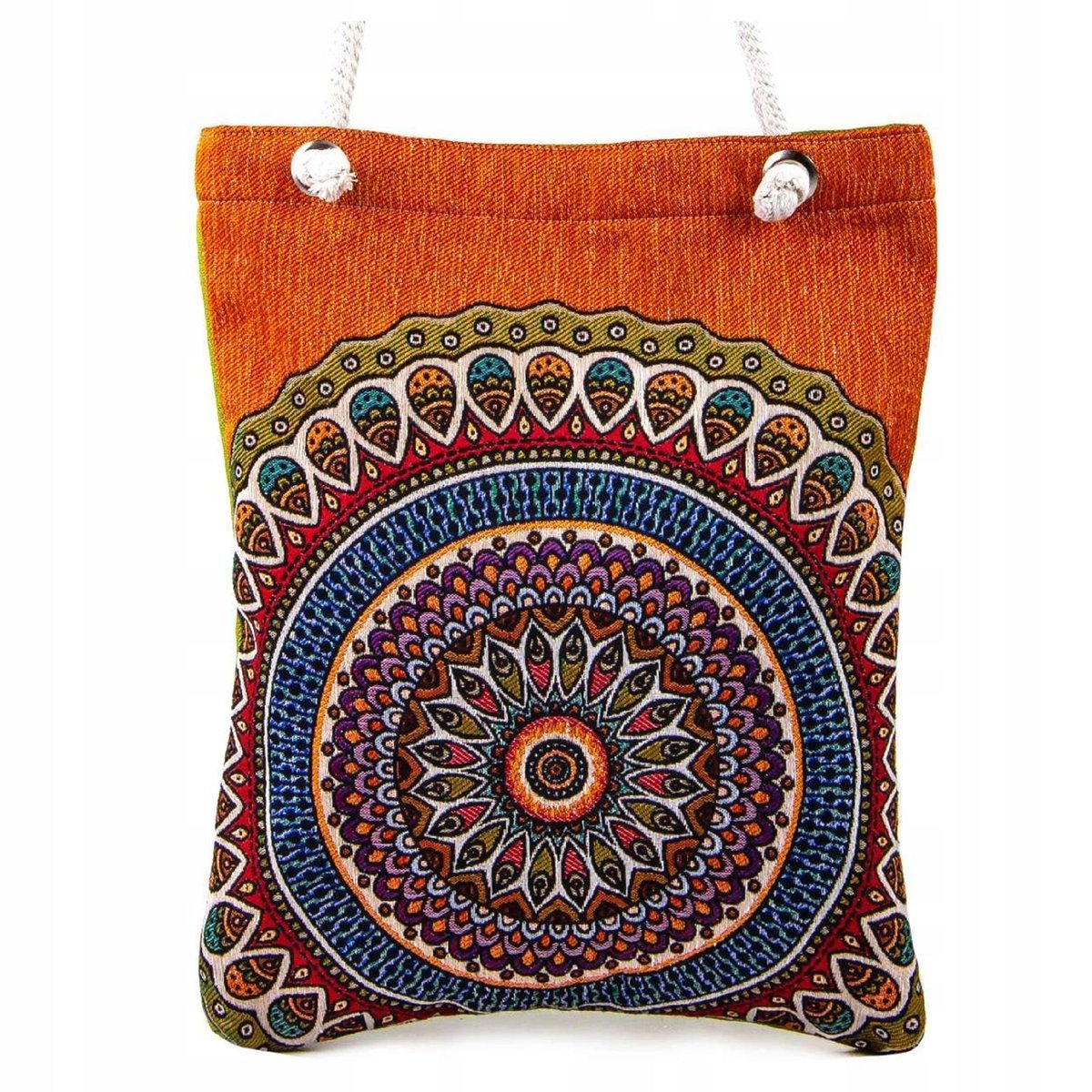 Torebka Torba Damska Gobelinowa Shopper Tkanina Turecka Mandala Orientalna