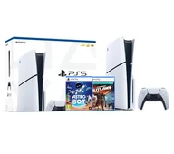 Konsole Playstation - Sony PlayStation 5 Slim D Chassis PS5 1TB z napędem + Astro Bot + Star Wars Outlaws Edycja Specjalna - miniaturka - grafika 1