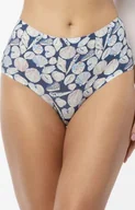 Majtki damskie - Julimex figi damskie Shells Simple Maxi, Kolor granatowy-wzór, Rozmiar 2XL, Julimex - Primodo.com - miniaturka - grafika 1