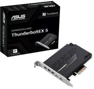 ASUS rozšiřující karta ThunderboltEX 5, PCIe 4.0x4, 2xThunderbolt 5, 3x Mini-DP 90MC0E50-M0EAY0 - Akcesoria do komputerów stacjonarnych - miniaturka - grafika 1