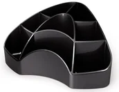 Przyborniki na biurko - ARDA Przybornik biurowy włoskiej marki (czarny) 7121N - miniaturka - grafika 1