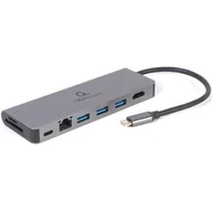 Kable komputerowe i do monitorów - GEMBIRD MULTI ADAPTER USB TYP-C 5W1 15CM - miniaturka - grafika 1
