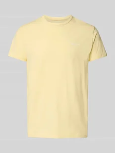 T-shirt o kroju slim fit z mieszanki bawełny - Koszulki męskie - miniaturka - grafika 1