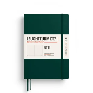Notatnik Leuchtturm1917 A5, 411 stron, kropki, Forest Green - Notesy i bloczki - miniaturka - grafika 1