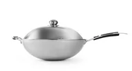 Woki - Patelnia WOK indukcyjna do woka indukcyjnego 36cm - Hendi 239773 - miniaturka - grafika 1