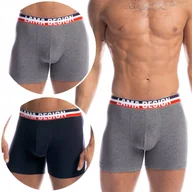 Majtki męskie - LAMA męskie bokserki LONG bawełniane SZORTY długie nogawki 2-PAK - XL - miniaturka - grafika 1