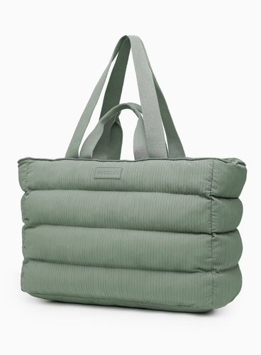 Torba miejska pikowana Puccini Form - zielony